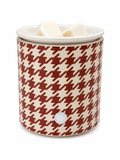 Red Houndstooth Electric Wax Warmer
