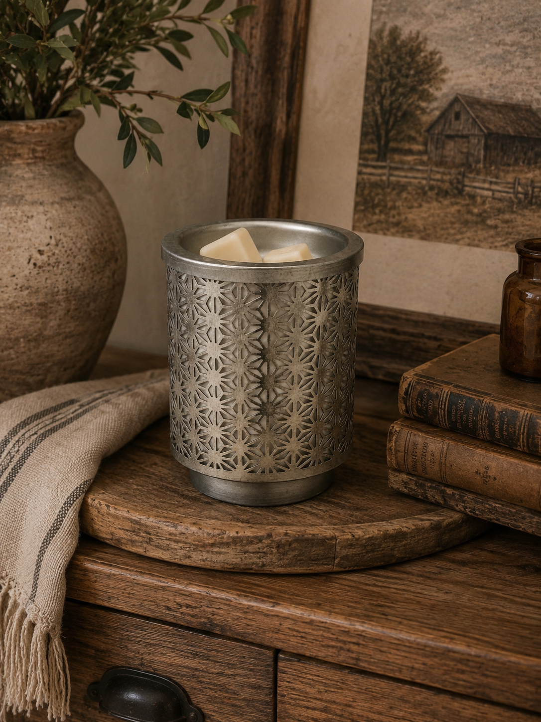 Galvanized Electric Wax Warmer